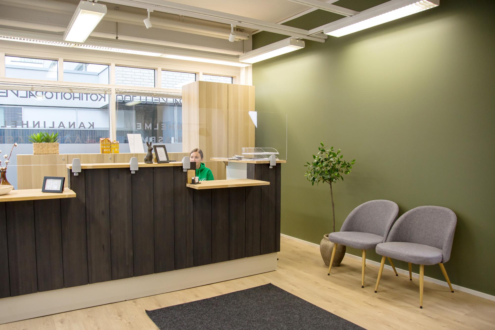 Lääkärikeskus Kanalinhelmen aula